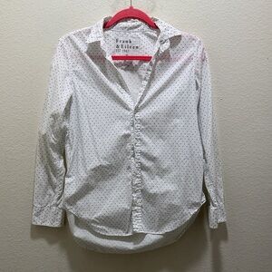 Frank & Eileen Classic White Shirt Size: XS